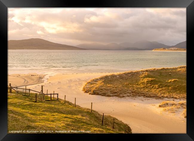 Luskentyre view Framed Print by Northern Wild