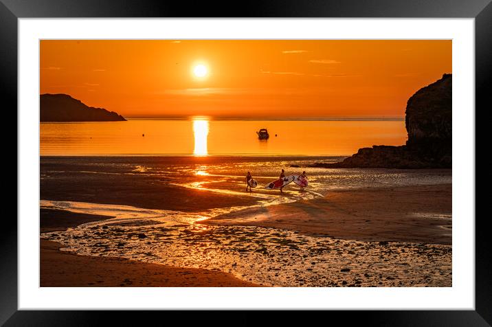 views around the Isle of Anglesey North Wales  Framed Mounted Print by Gail Johnson