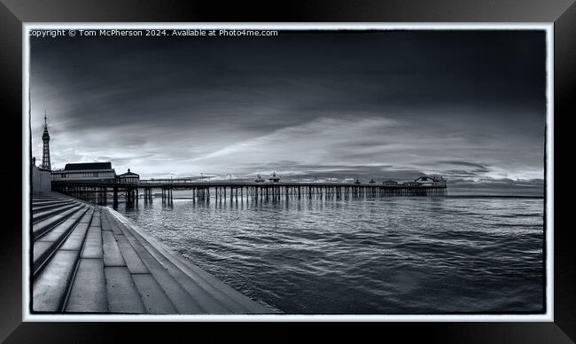 North Pier Blackpool Framed Print by Tom McPherson