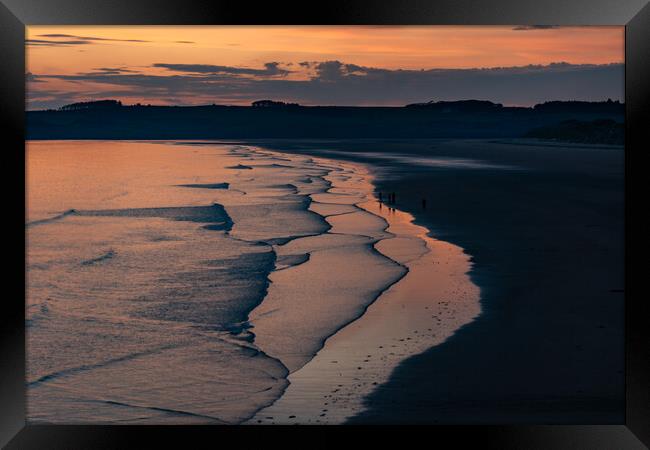 Lovely evening on Llandwyn Island Anglesey  Framed Print by Gail Johnson