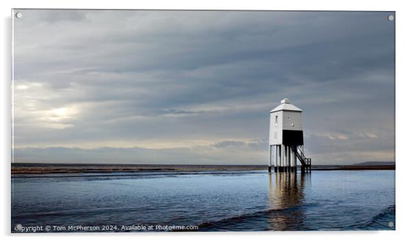 Burnham-on-Sea Low Lighthouse Acrylic by Tom McPherson