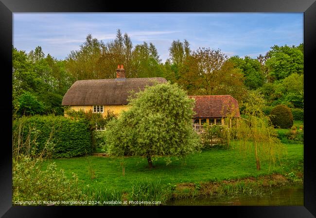 Thatched cottage in Dorset Framed Print by Richard Murgatroyd