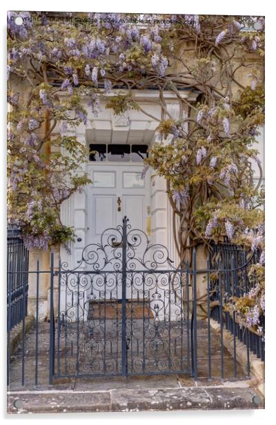 A front door in Bath Acrylic by Duncan Savidge