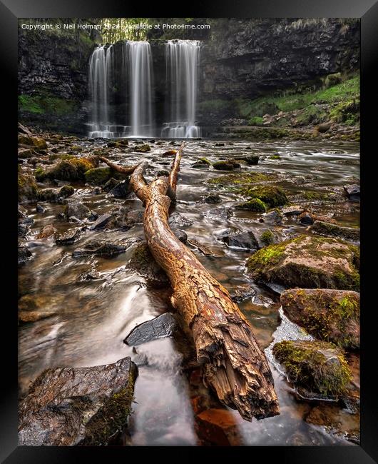 Sgwd yr Eira Waterfall Framed Print by Neil Holman