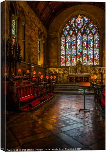 St Asaph Cathedral Canvas Print by Ironbridge Images