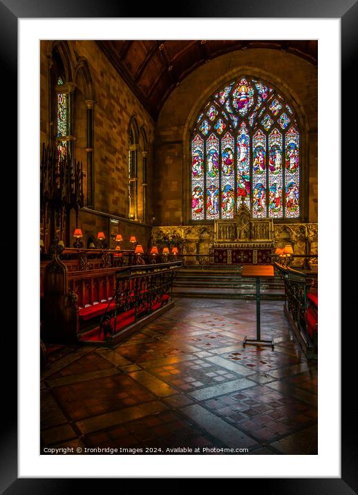 St Asaph Cathedral Framed Mounted Print by Ironbridge Images