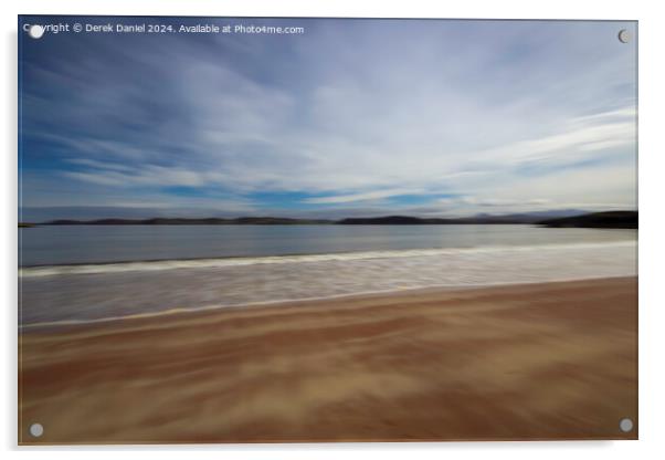 Firemore Sands, Poolewe Acrylic by Derek Daniel