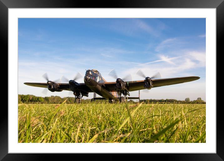 Lancaster Bomber NX611 Just Jane Framed Mounted Print by J Biggadike