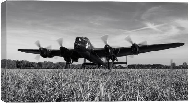 Lancaster Bomber NX611 Just Jane Canvas Print by J Biggadike