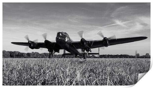 Lancaster Bomber NX611 Just Jane Print by J Biggadike