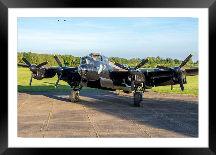 Lancaster Bomber NX611 Just Jane Framed Mounted Print by J Biggadike