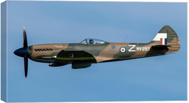 Supermarine Spitfire Mk XIV MV293  Canvas Print by J Biggadike