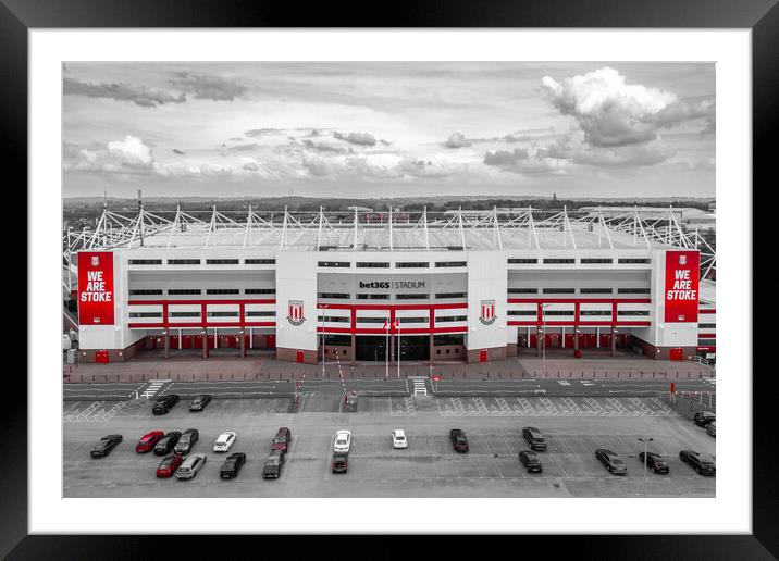 We Are Stoke Framed Mounted Print by Apollo Aerial Photography