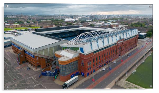 Ibrox Stadium Acrylic by Apollo Aerial Photography