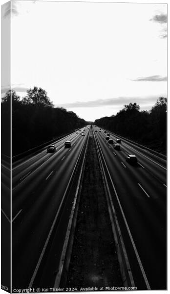Endless highway Canvas Print by Kai Thieler