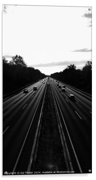 Endless highway Acrylic by Kai Thieler
