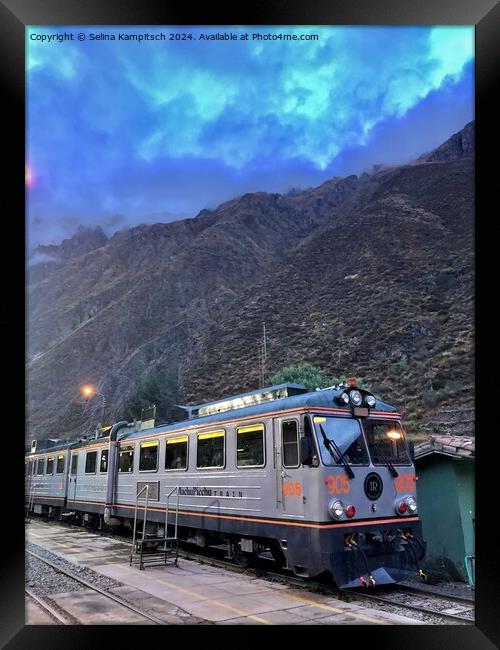 Train to Machu Picchu Framed Print by Selina Kampitsch