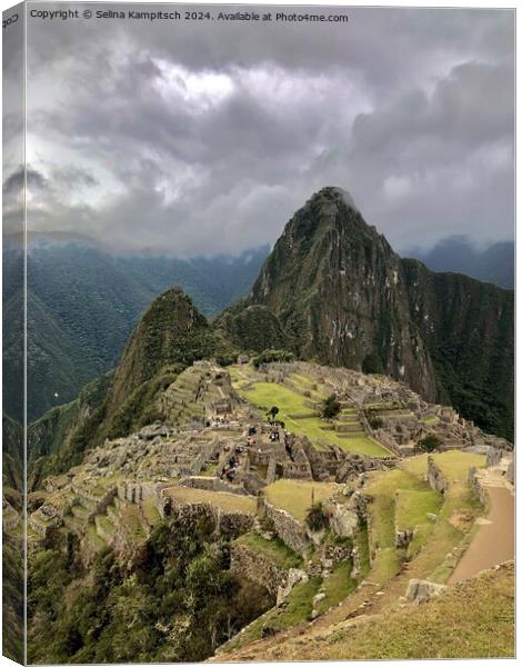 Macchu Picchu Canvas Print by Selina Kampitsch
