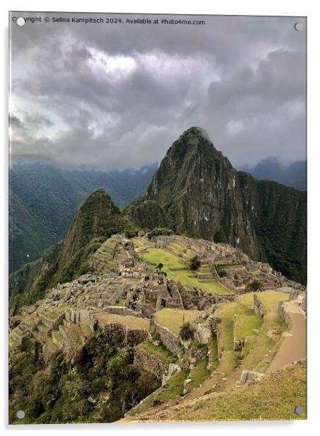 Macchu Picchu Acrylic by Selina Kampitsch