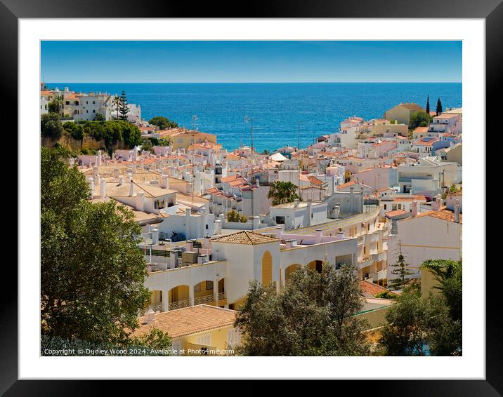 Carvoeiro 1 Framed Mounted Print by Dudley Wood