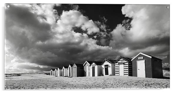 Southwold Beach Huts Acrylic by Simon Wrigglesworth
