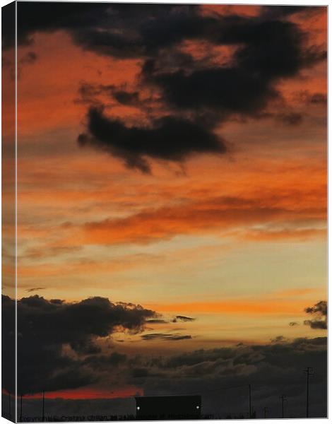 Colorful Sky cloud Canvas Print by Cristina Chilian