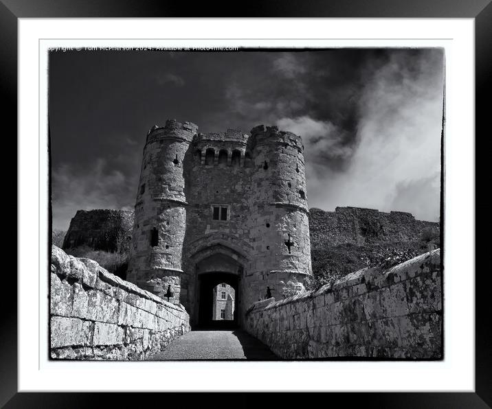 Carisbrooke Castle Framed Mounted Print by Tom McPherson