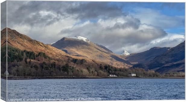 Knoydart - Inverie village Canvas Print by yvonne & paul carroll