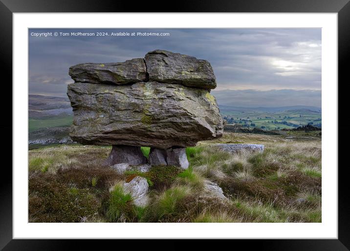 Norber Erratics Framed Mounted Print by Tom McPherson