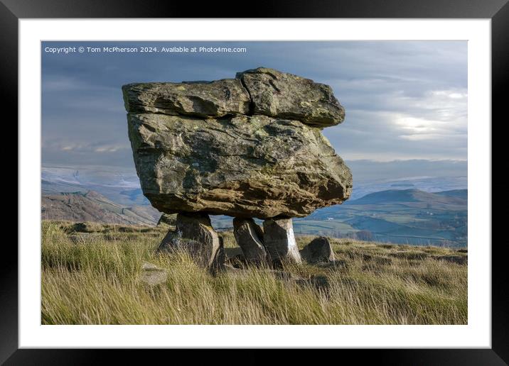 Norber Erratics Framed Mounted Print by Tom McPherson