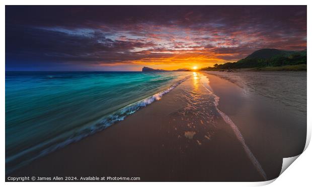 Alcudia Beach Majorca, Spain  Print by James Allen