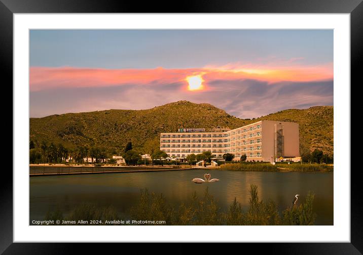 Hotel Lagomonte Alcudia, Majorca, Spain  Framed Mounted Print by James Allen