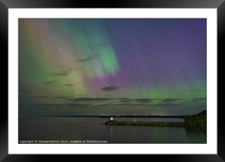 Aurora  Framed Mounted Print by Michael Norton