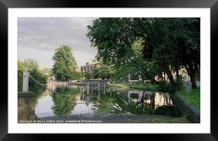 Summertime at the Ponds Framed Mounted Print by Paul J. Collins
