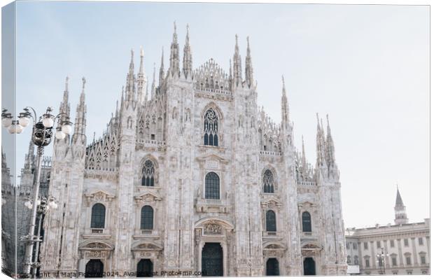 Milan Cathedral Canvas Print by Maja Ficzere