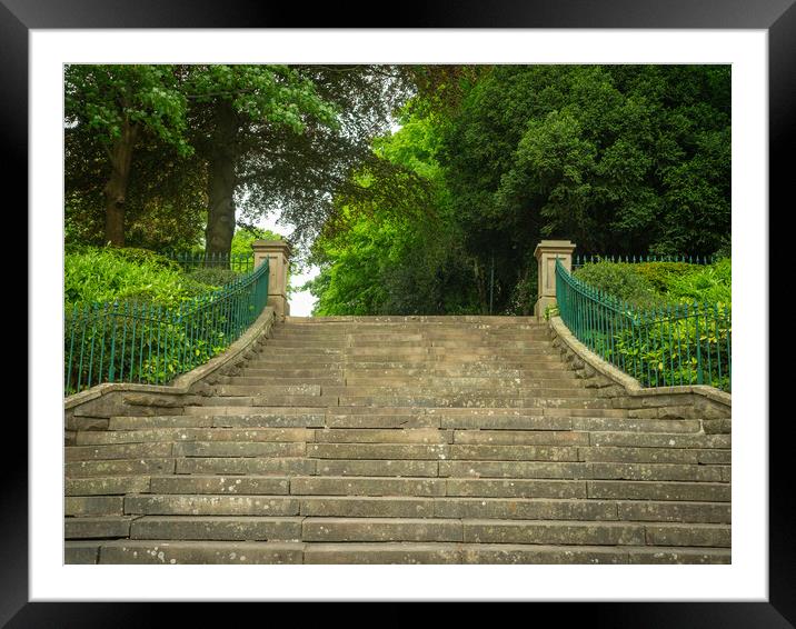 Steps Framed Mounted Print by Victor Burnside