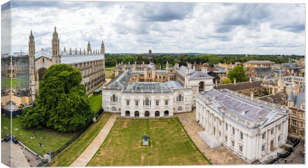 Looking down on Kings College Chapel Canvas Print by Jason Wells