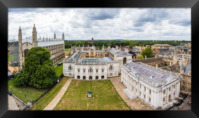 Looking down on Kings College Chapel Framed Print by Jason Wells