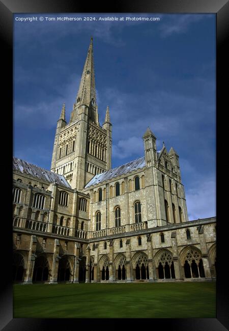 Norwich Cathedral Framed Print by Tom McPherson