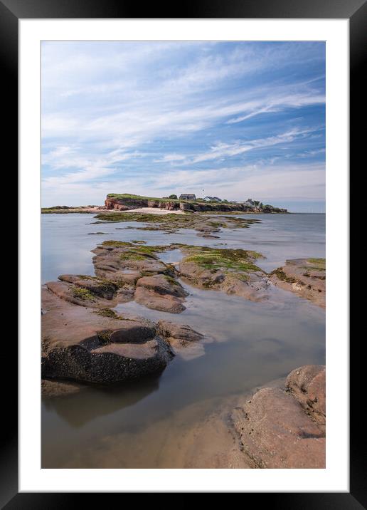 Hilbre Island Ocean Swell Framed Mounted Print by Liam Neon