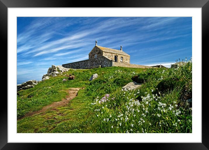 St Nicholas Chapel St Ives Framed Mounted Print by Darren Galpin