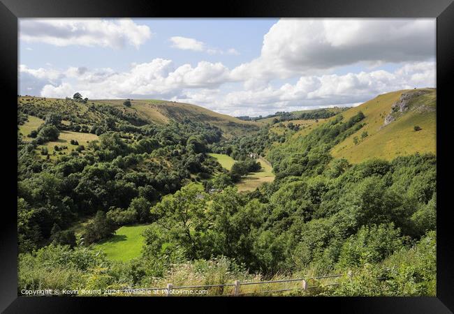 Monsal Dale Landscape Derbyshire England 3 Framed Print by Kevin Round