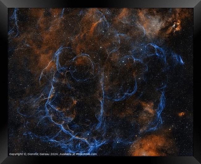 Vela Supernova Remnant Framed Print by Dominic Gareau