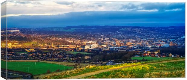 Huddersfield Panorama Canvas Print by Alison Chambers