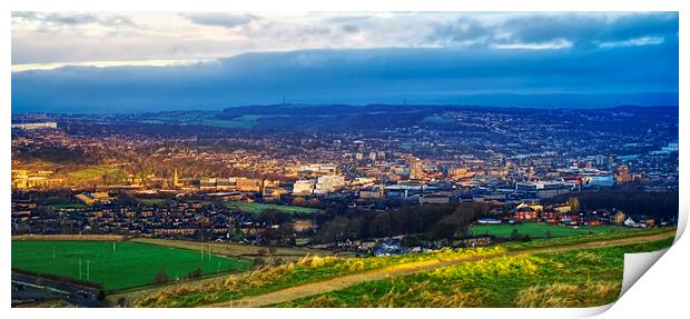 Huddersfield Panorama Print by Alison Chambers
