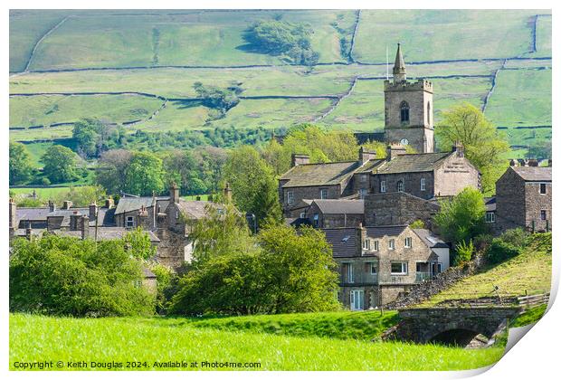 Hawes, North Yorkshire Print by Keith Douglas