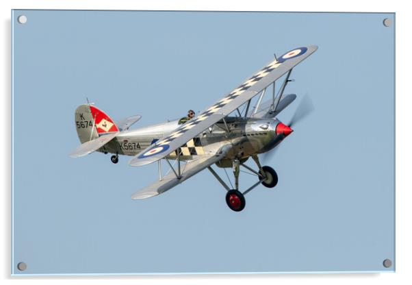 Hawker Fury MkI Acrylic by J Biggadike