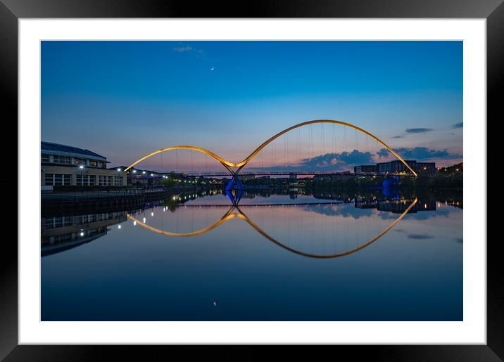 Infinity Bridge Mirror Reflection Framed Mounted Print by Kevin Winter