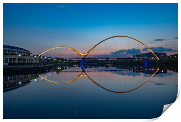 Infinity Bridge Mirror Reflection Print by Kevin Winter