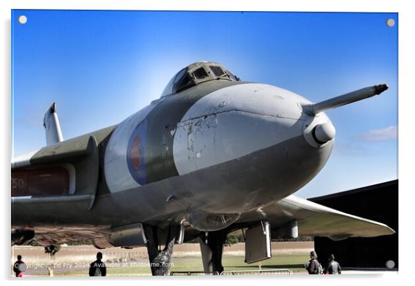 Vulcan Bomber on Static Display Acrylic by Ed Fry